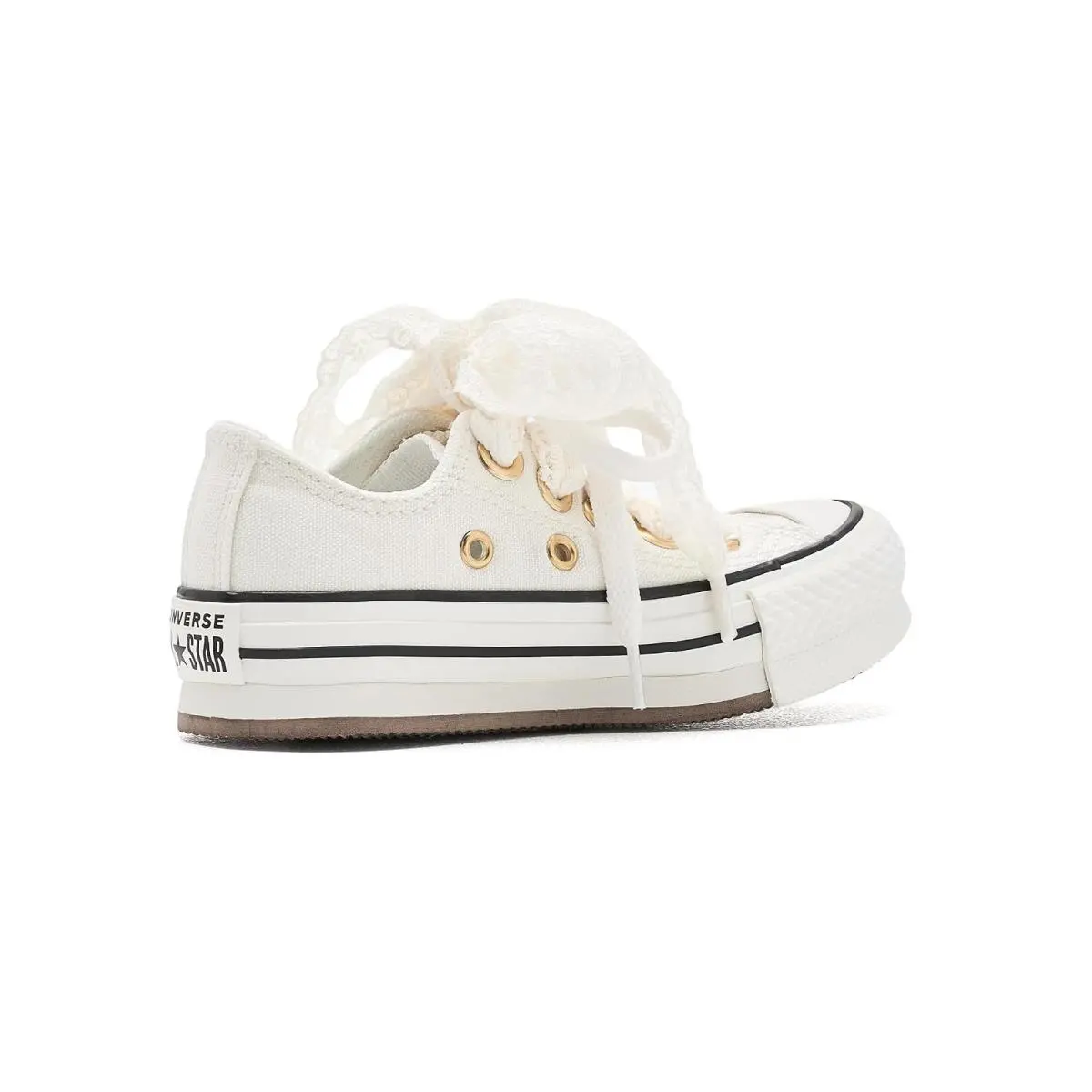 Converse shoes - Vintage White/Gold/Black 8