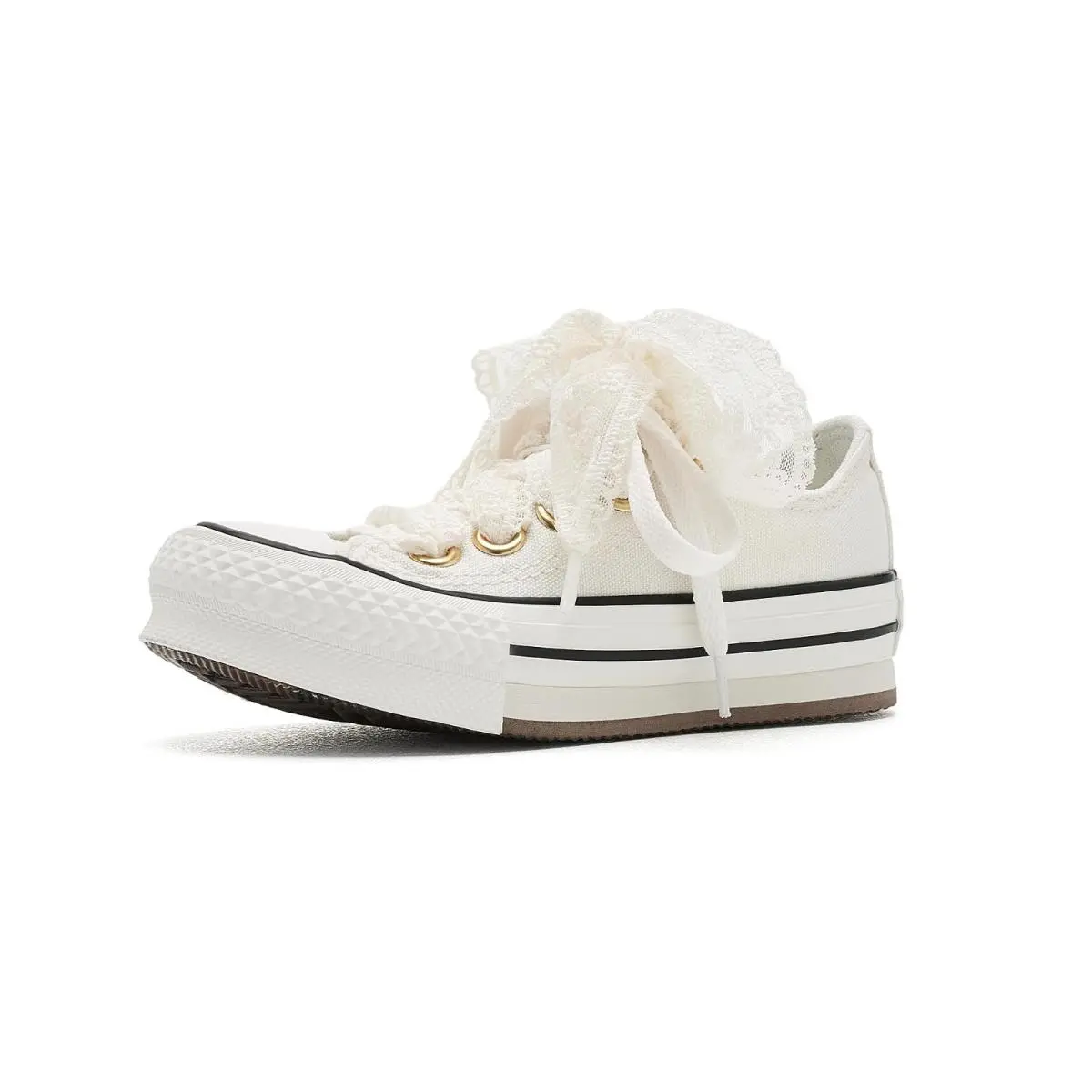 Converse shoes  - Vintage White/Gold/Black 6