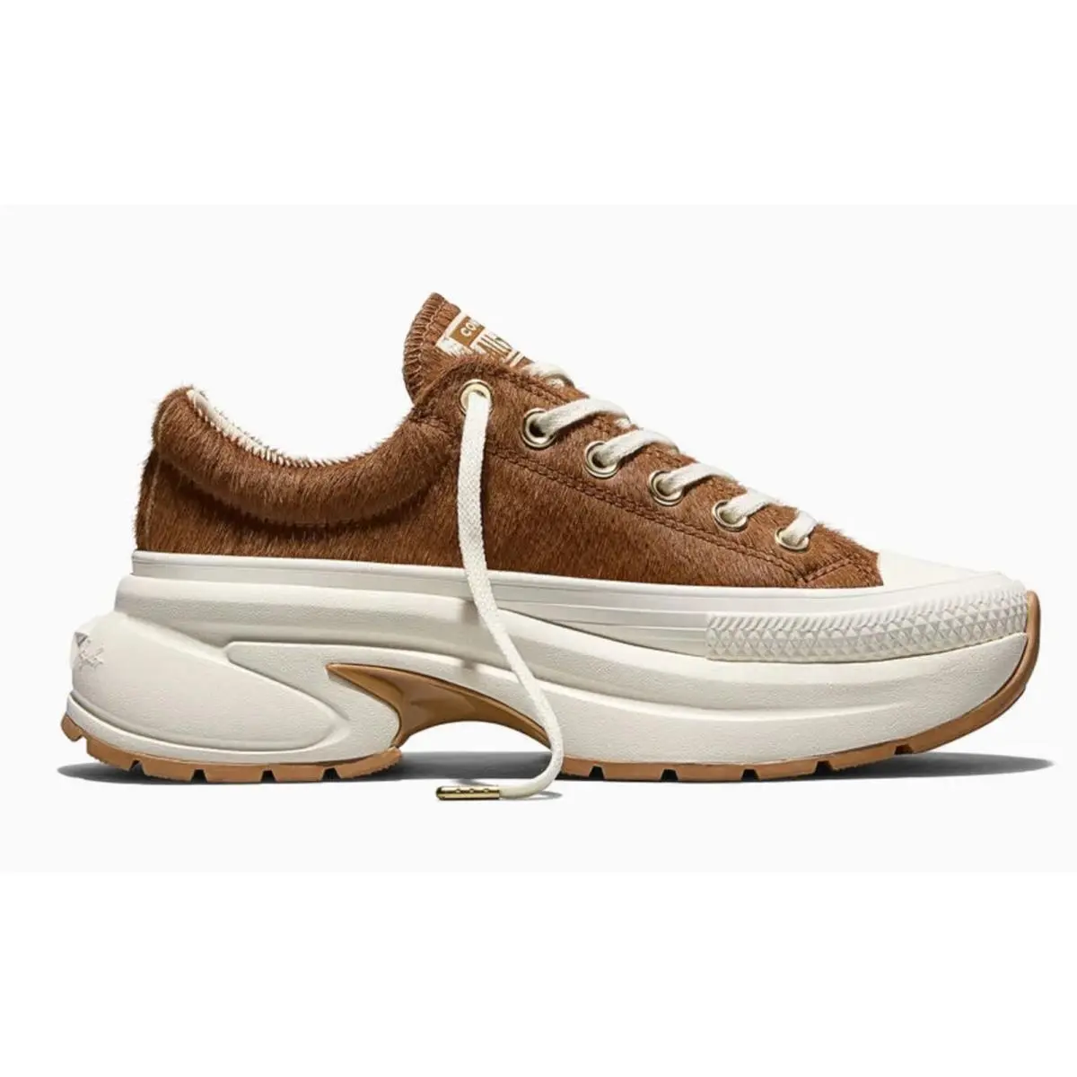 Converse Men`s Women`s Run Star Crush Pony Hair Sneakers Platform Shoes Kicks
