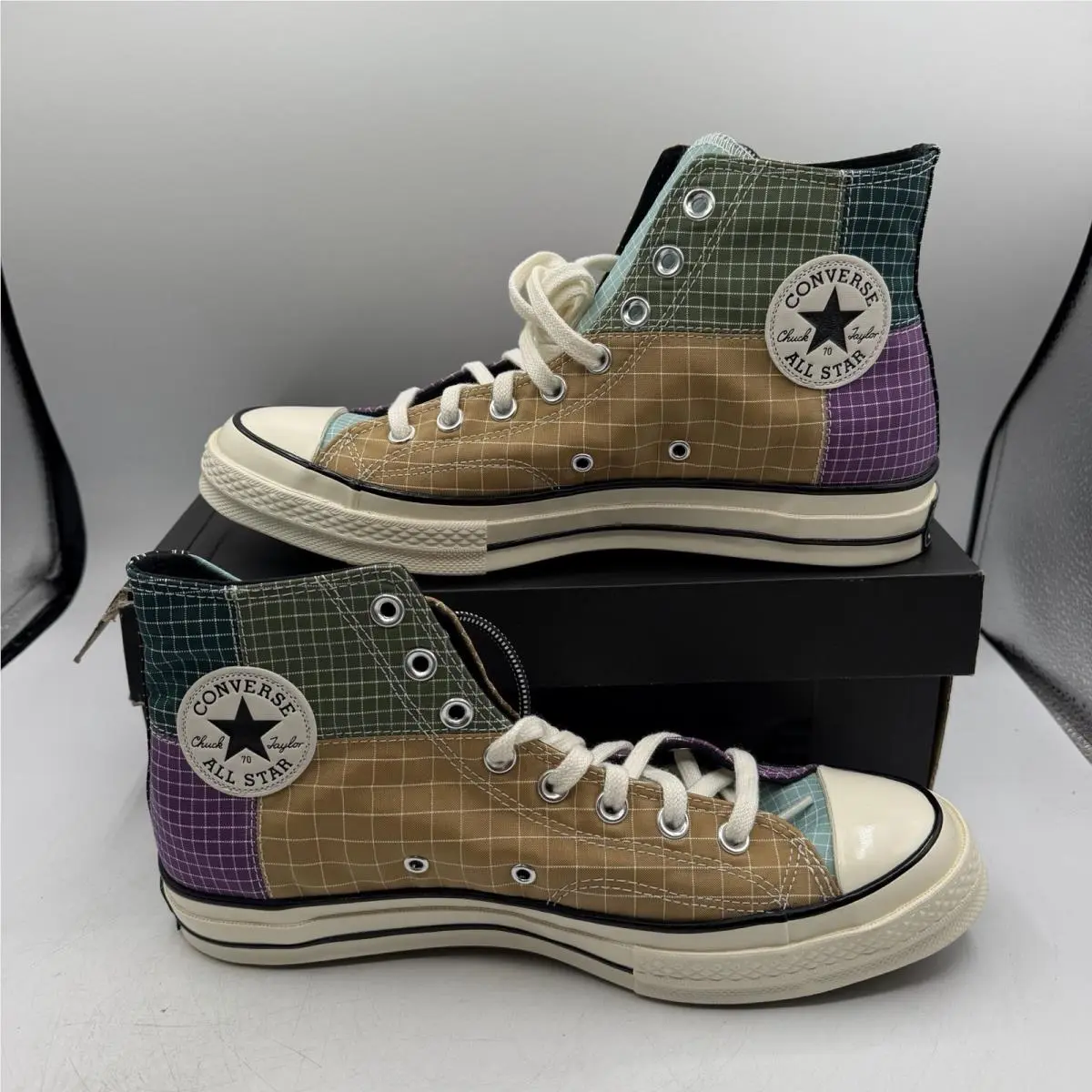 Chuck 70 Hi Quad Ripstop Shoes Mens 8.5 Womens 10.5 Dewberry 166317C by Converse