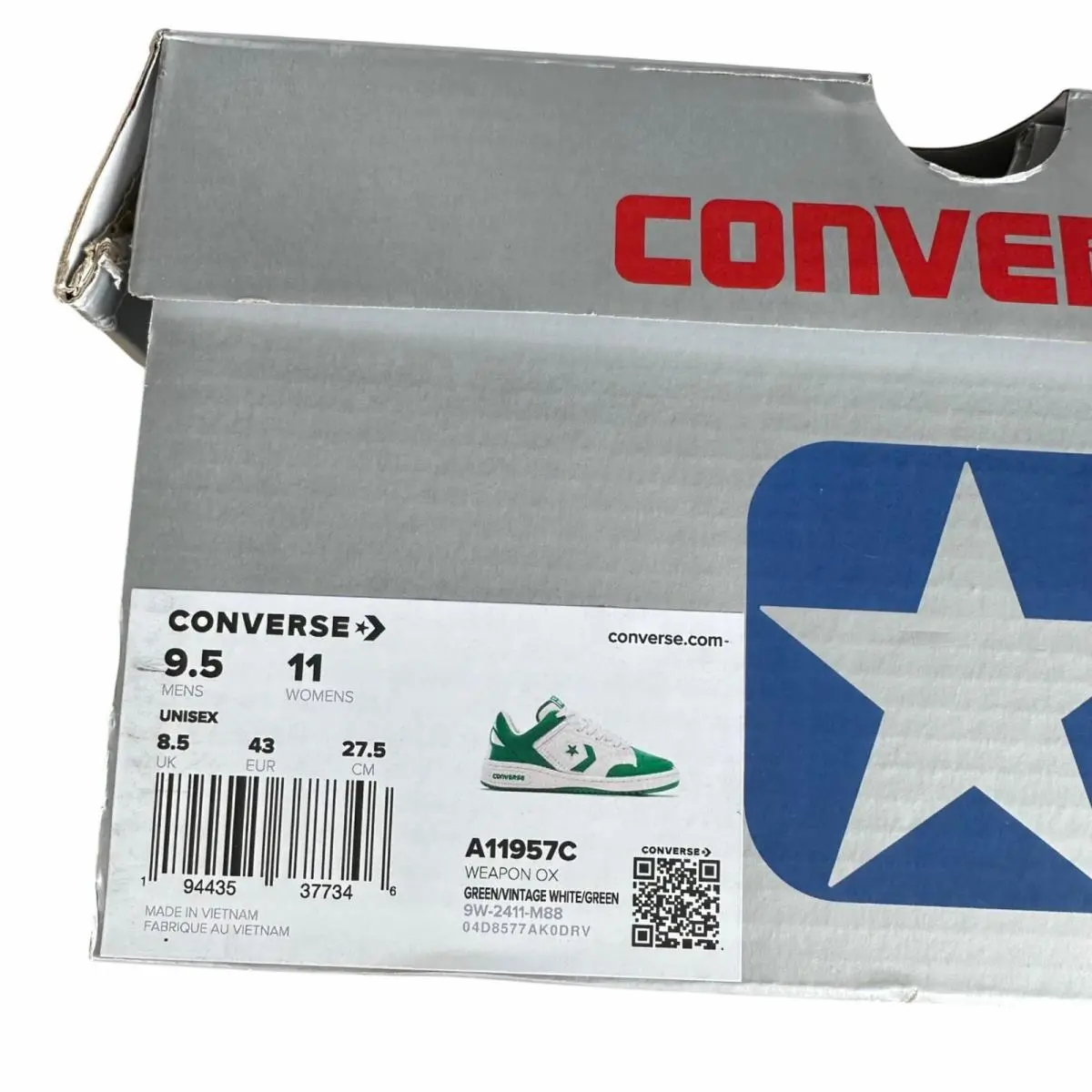 Converse shoes - Converse Weapon - Weapon - A11957C - Green 5