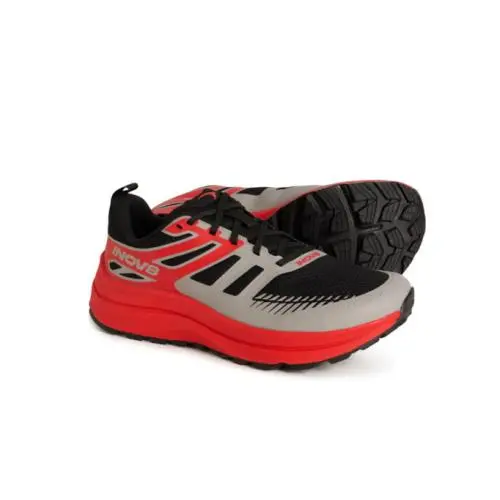inov-8 shoes - Black/Light Grey/Red 5