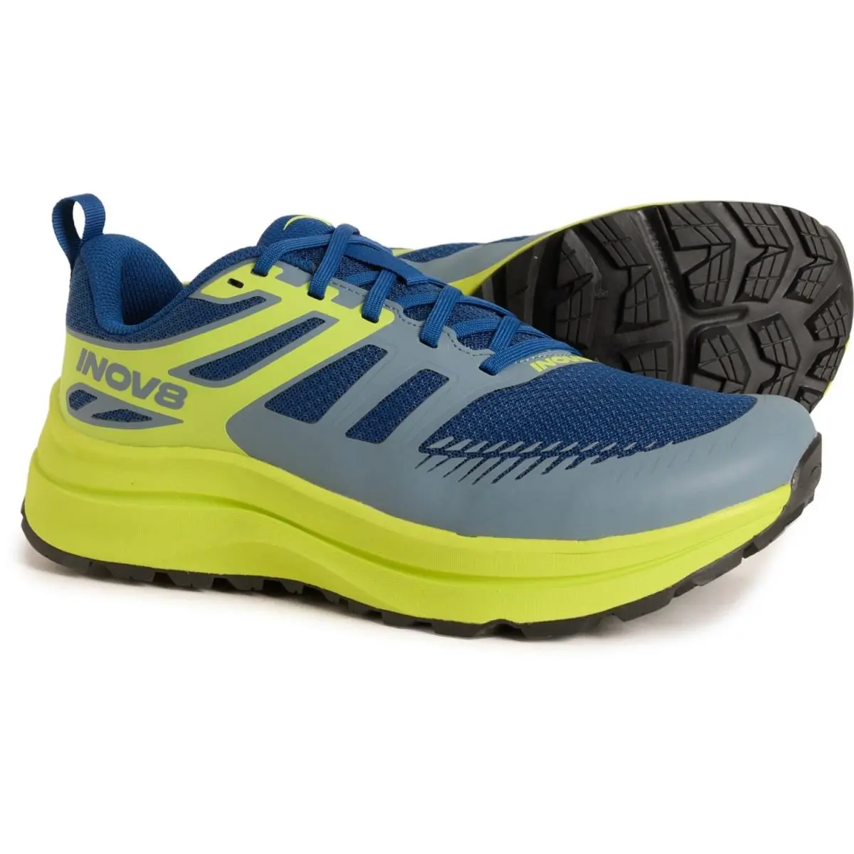inov-8 shoes - Blue Lime Black 5
