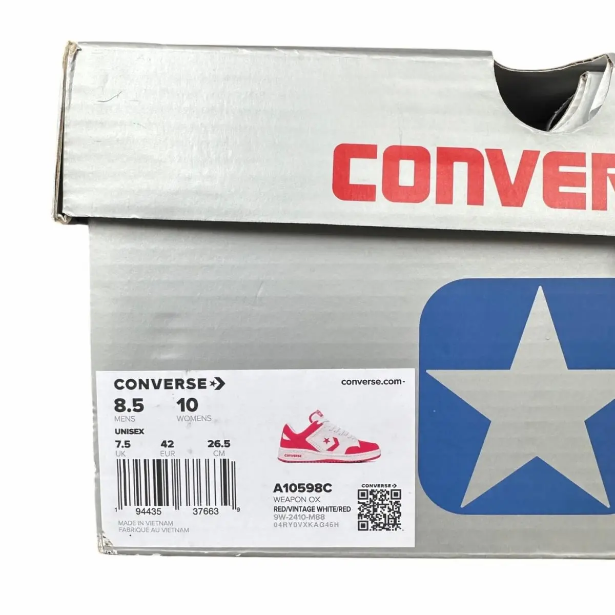 Converse shoes - Converse Weapon - Weapon - A10598C - Red (UPC: 194435376639) 8