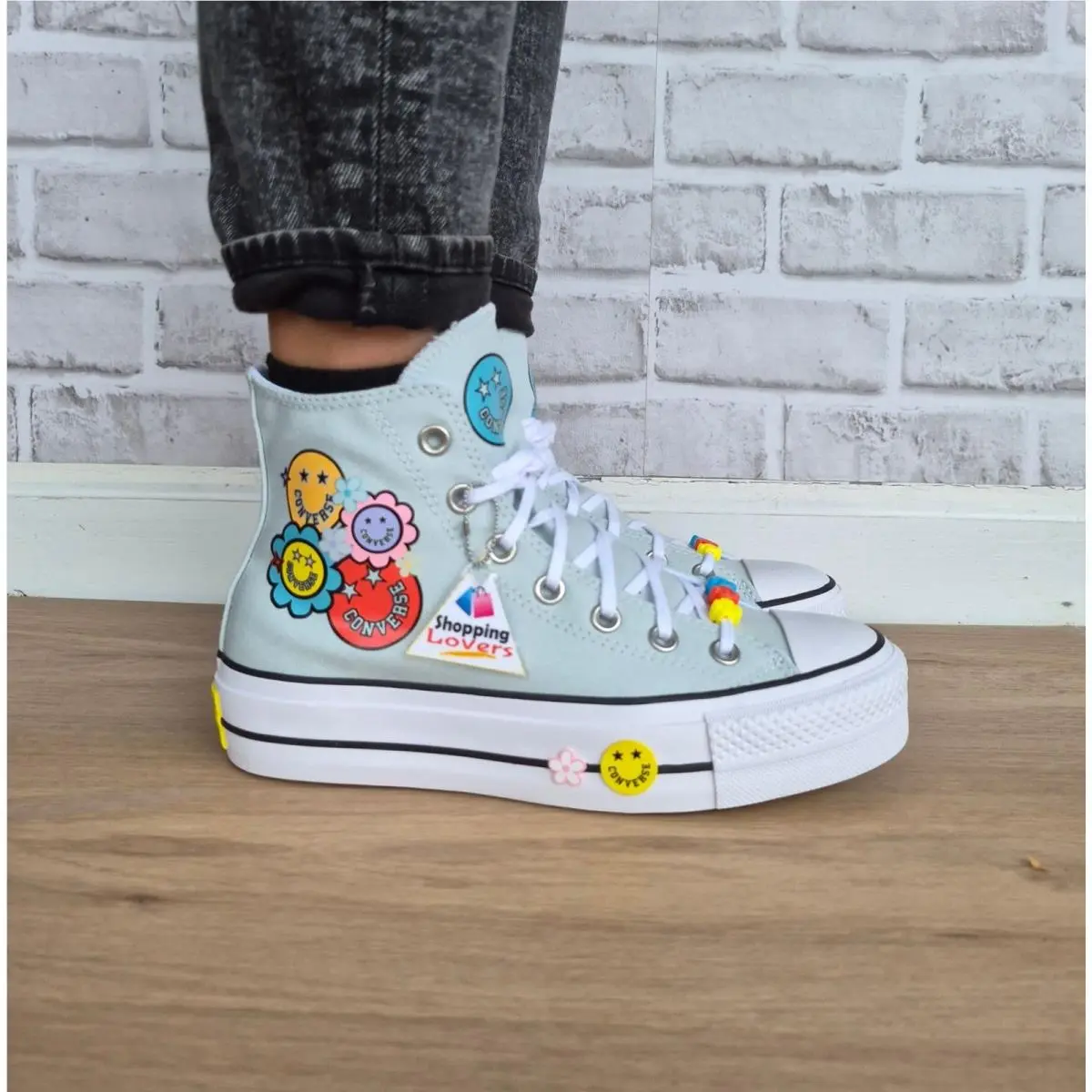 Converse shoes - Converse Chuck Taylor All-Star Lift Platform - A16296C - Blue (UPC: 194435617725) 1