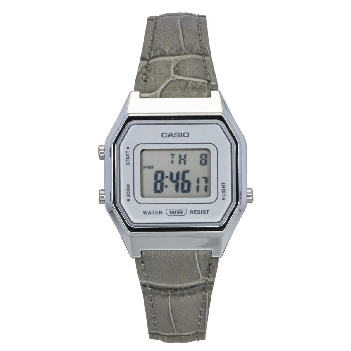 Vintage Digital Leather Strap Sports Quartz LA680WEL-8A2 Unisex Watch by Casio