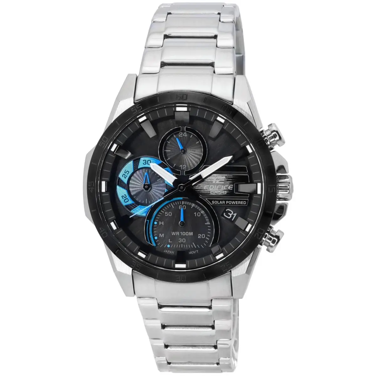 Edifice Chronograph Black Dial Stainless Steel EQS-940DB-1B Men`s Watch by Casio