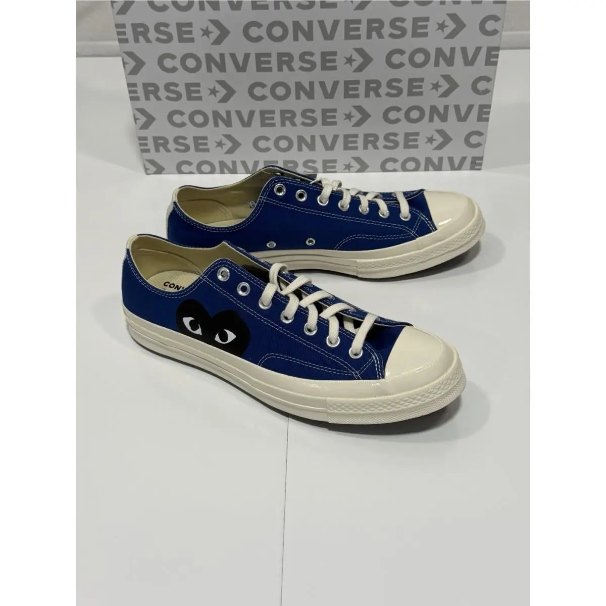 X Comme Des Garcon Mens 171848C Blue Quartz Low Top Sneaker Usa 11 by Converse