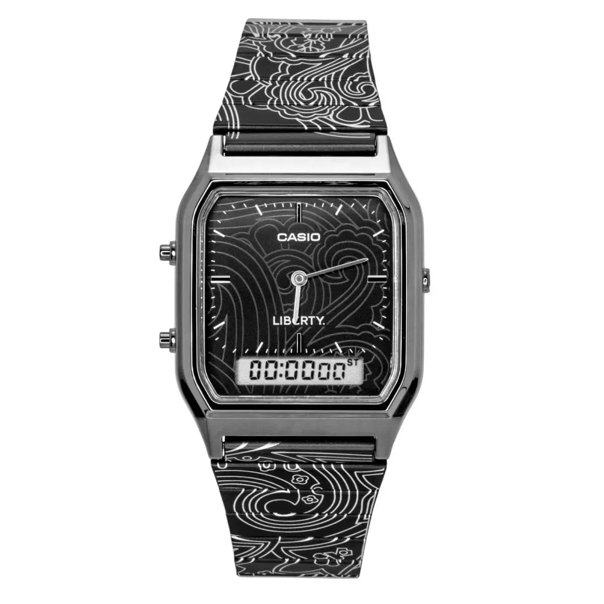Vintage Black Dial Quartz Casual Luminous AQ-230EBLT-1A Unisex Watch by Casio