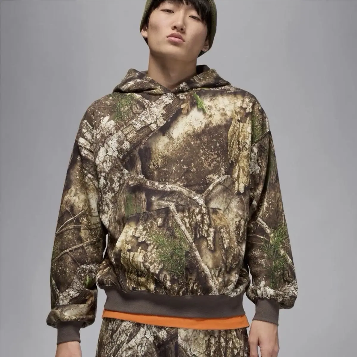Nike Jordan Brooklyn Fleece Realtree Pullover Hoodie HV1860-222 Men’s XL