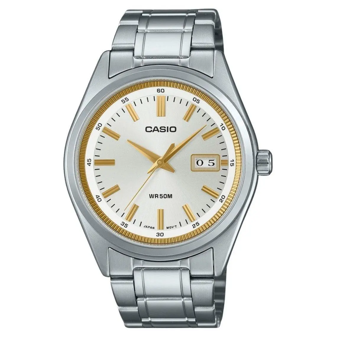Standard Silver Dial Quartz Luminous Hands MTP-B180D-7AV Men`s Watch by Casio