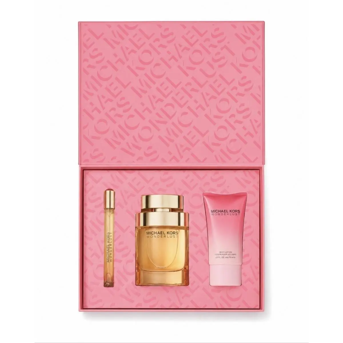 Michael Kors Wonderlust 3-Piece Gift Set Eau de Parfum 3.4 oz + Mini + Lotion