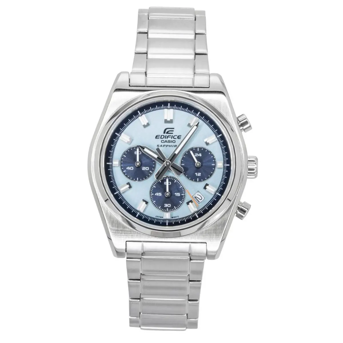 Casio Edifice Chronograph Blue Dial Quartz 100M Men`s Watch EFB-730D-2BV