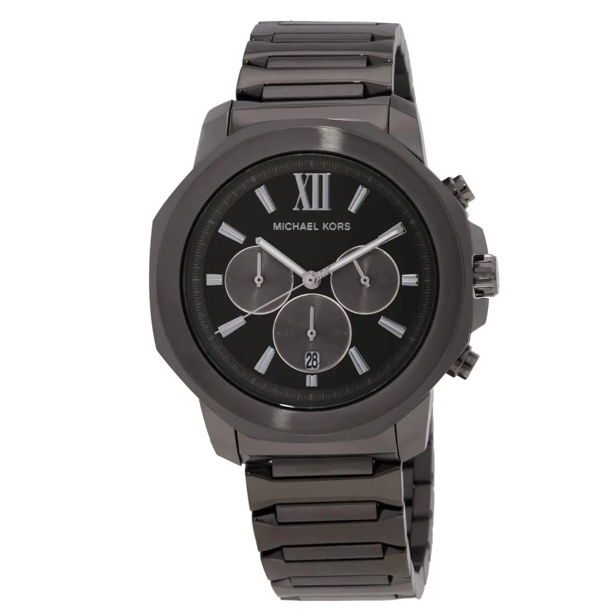 Michael Kors Oversized Prescott Chronograph Quartz Green Dial Men`s Watch MK9259