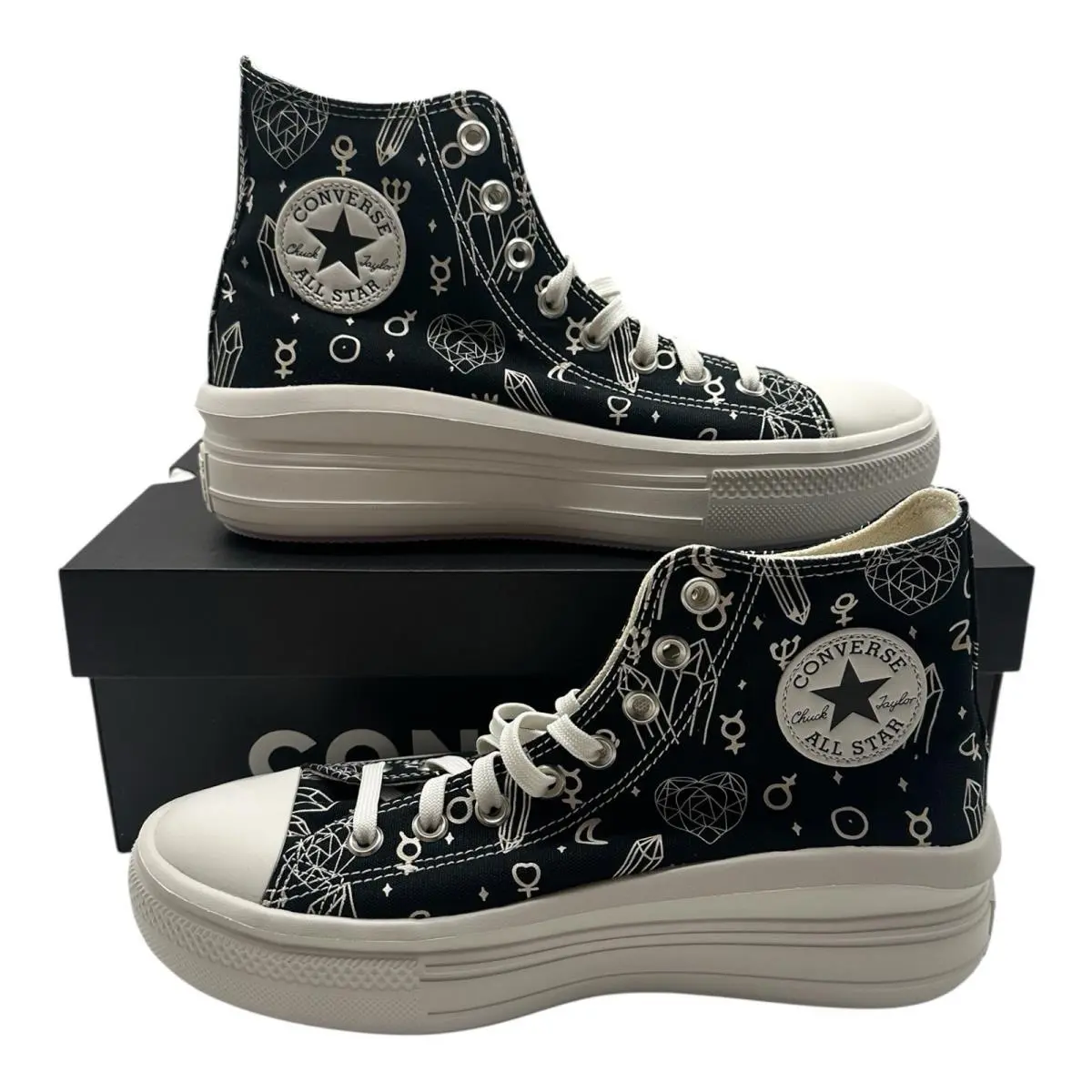 Chuck Taylor All Star Move Mystic Crystals Platform Shoes Womens 10.5 by Converse