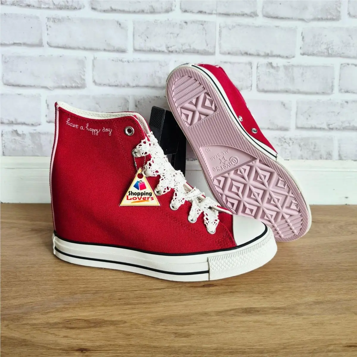 Converse shoes - Converse Cchuk Taylor Wedge - Cchuk Taylor Wedge - A12569C - Red (UPC: 194435402109) 0