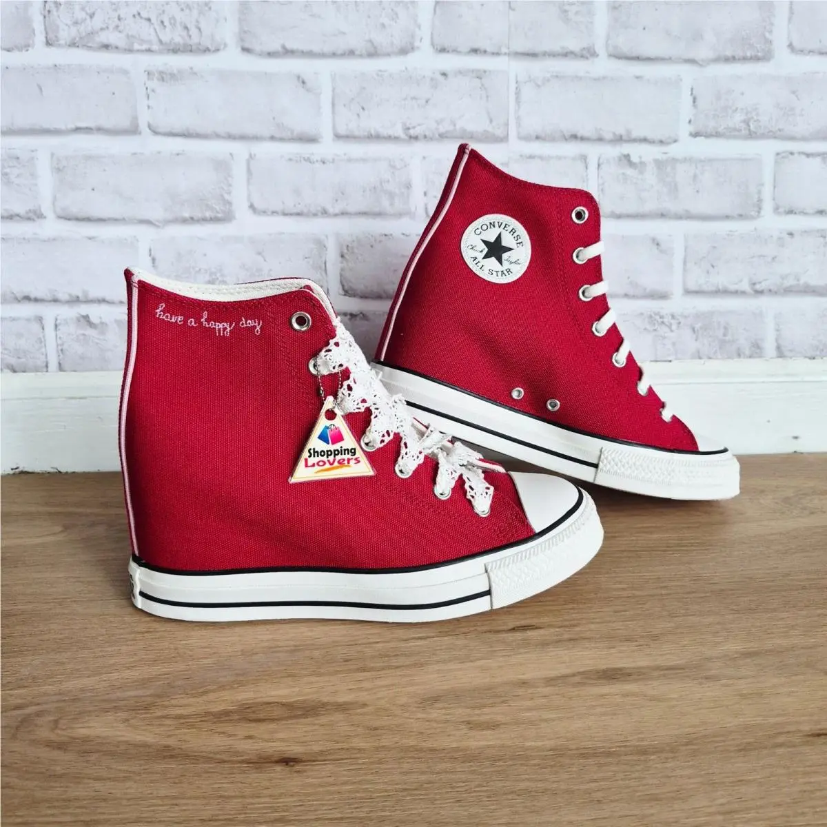 Converse shoes - Converse Cchuk Taylor Wedge - Cchuk Taylor Wedge - A12569C - Red (UPC: 194435402109) 1