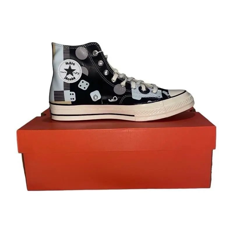 X Marc Jacobs Chuck Taylor 70 Hi Mens US Size 10 Black White by Converse