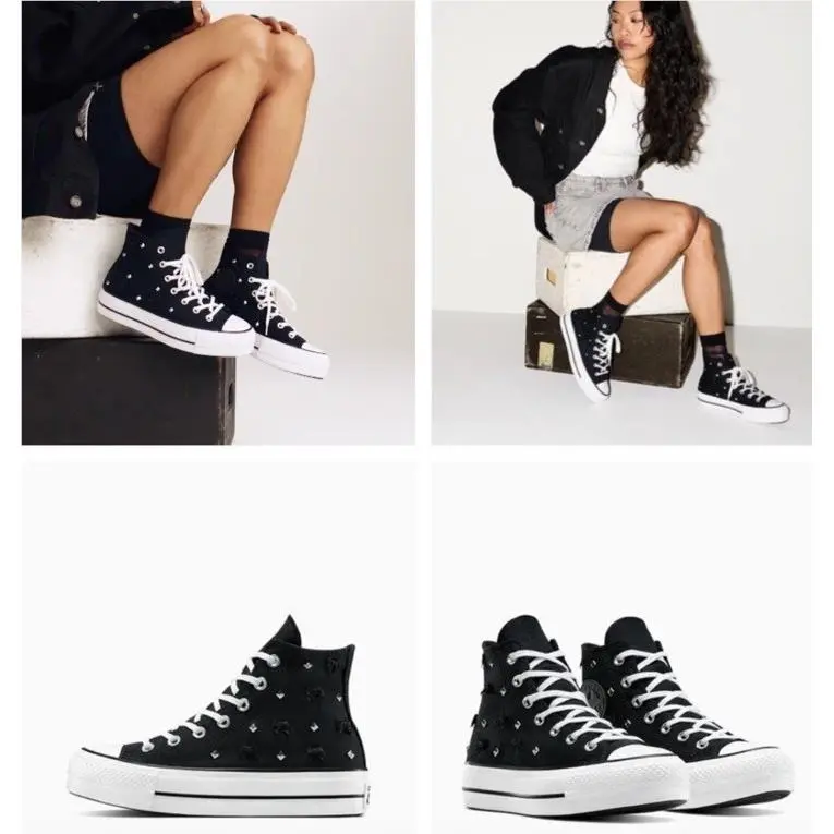Converse shoes - CONVERSE Lift BOWS - Lift BOWS - A14828C - Black 0