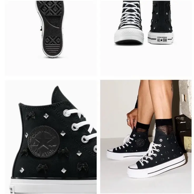 Converse shoes - CONVERSE Lift BOWS - Lift BOWS - A14828C - Black 3