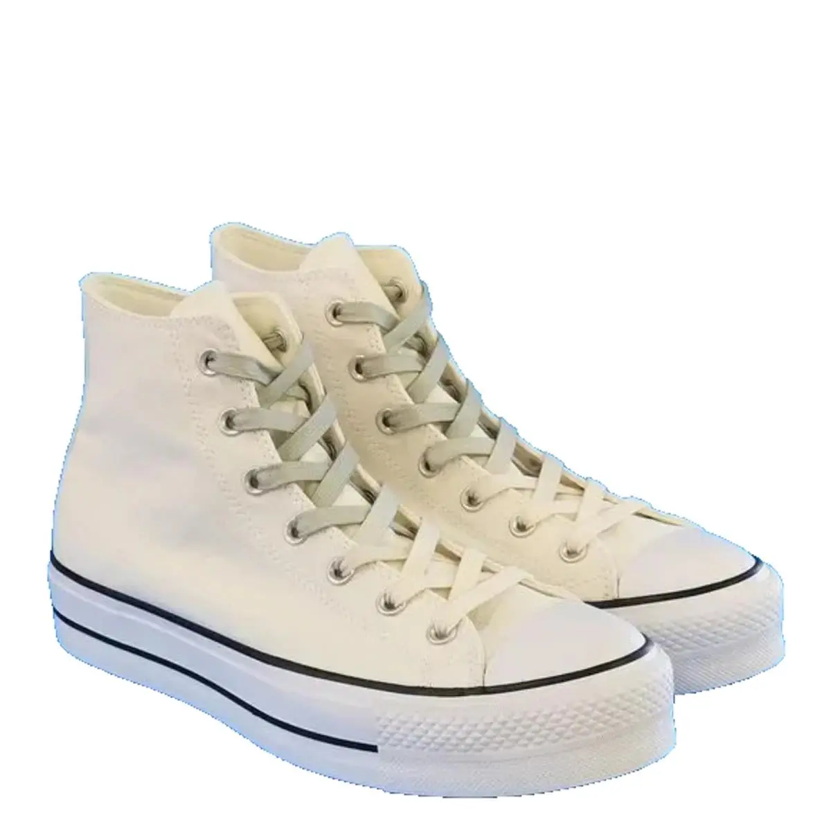 Chuck Taylor Women`s 8 Lift Platform Ombre High Top Egret Cream by Converse