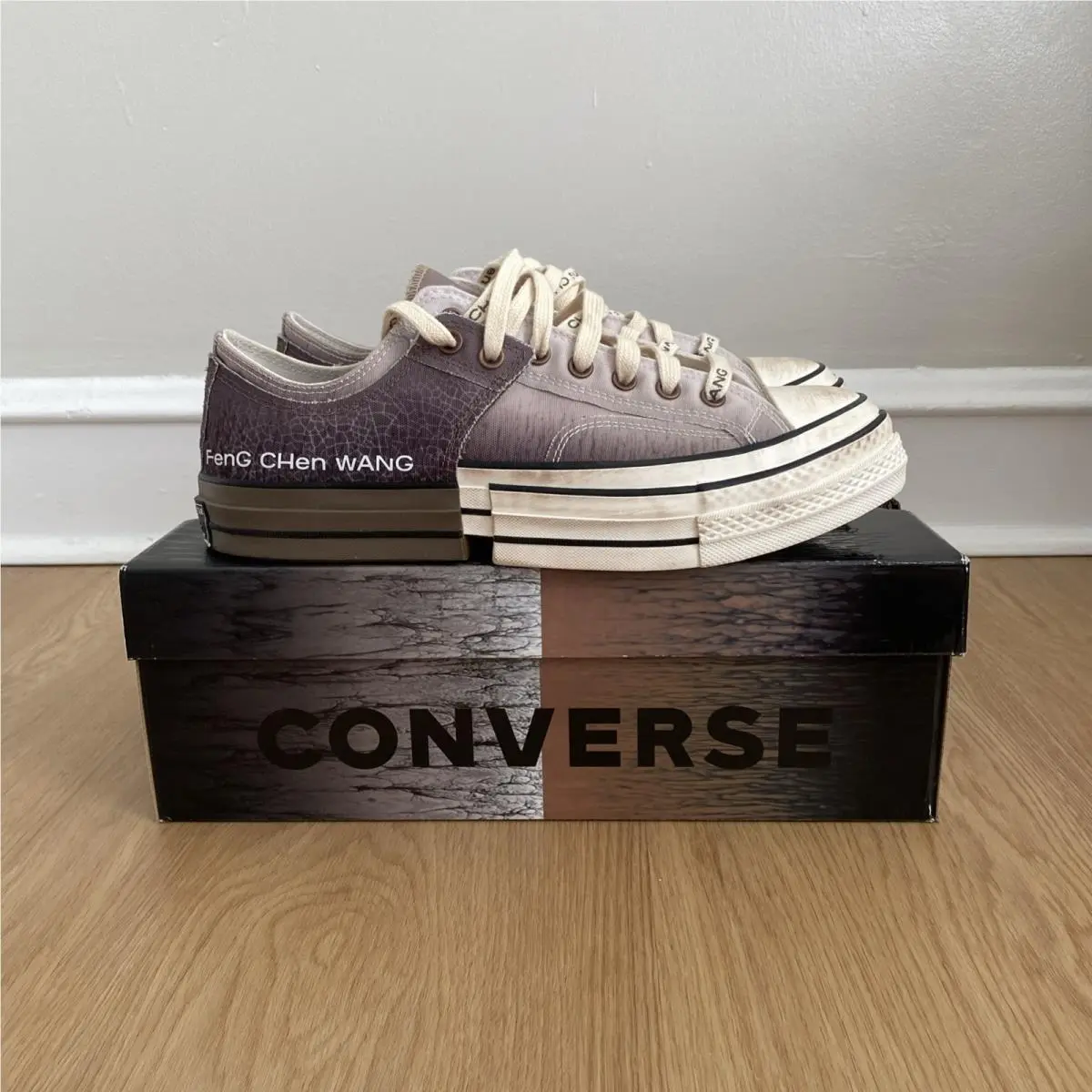 x Feng Chen Wang Chuck 70 2-In-1 Ox Low Top Mens Size 11.5 Brown by Converse