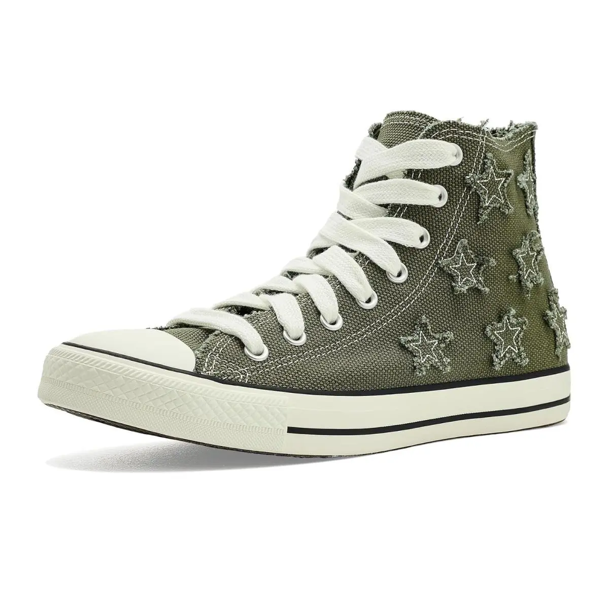 Chuck Taylor All Star Distressed Stars High-top Women`s 8 by Converse
