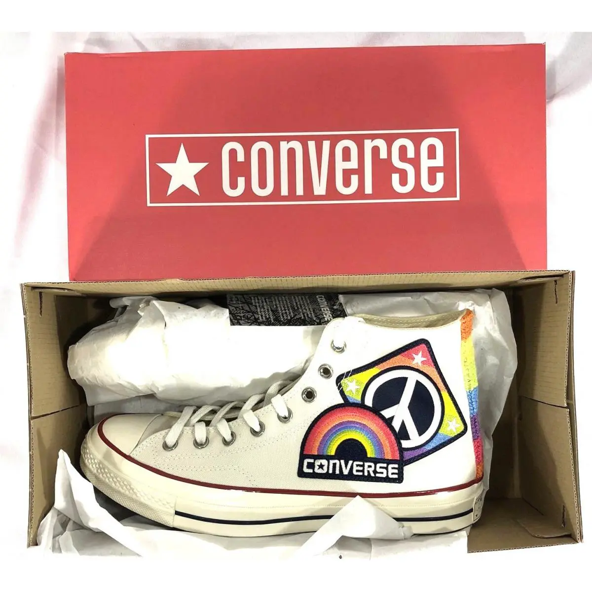 Chuck 70 Pride Multicolor Lgbt High Top Unisex Shoes Size M 10 / W 12 by Converse