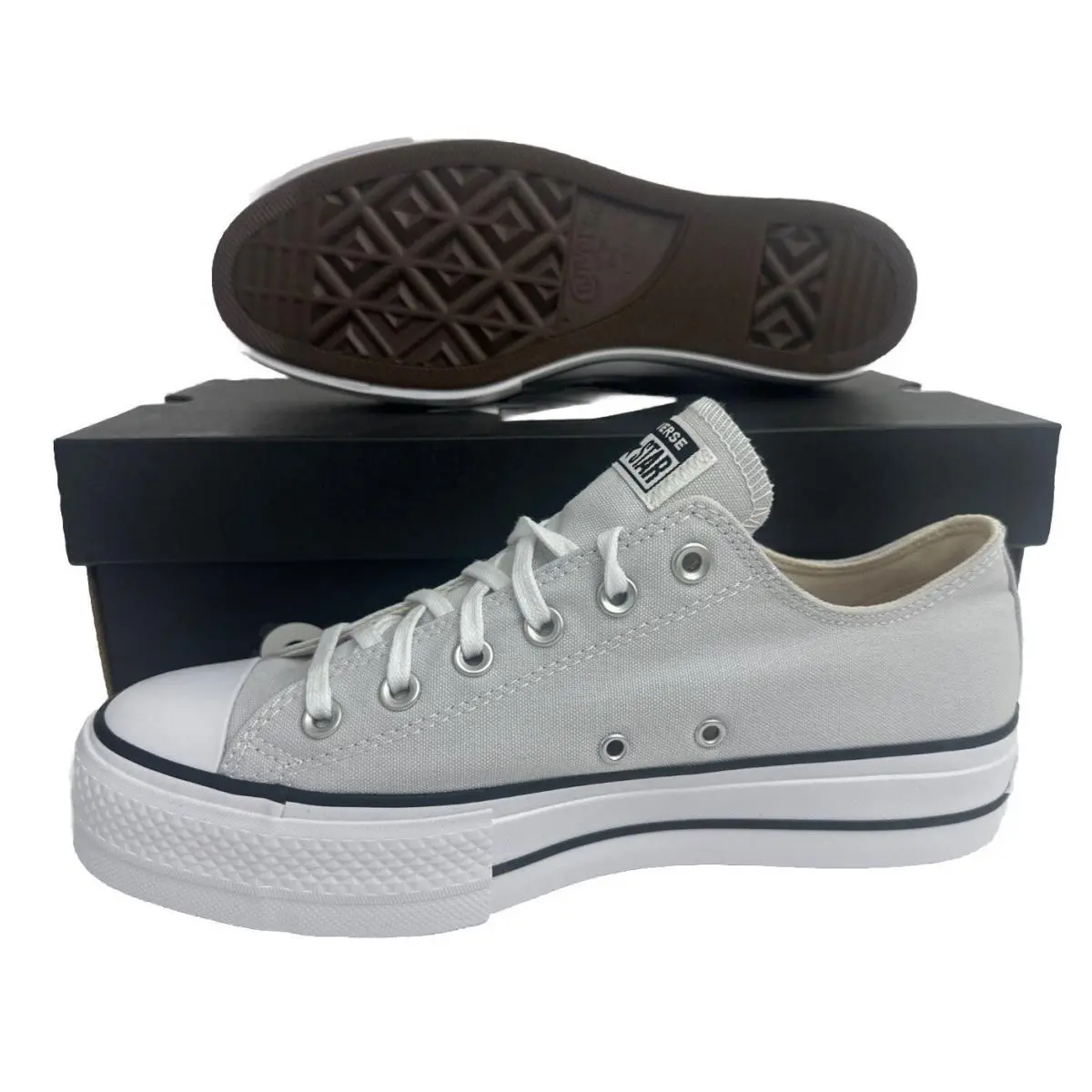 Converse shoes - Converse Chuck Taylor All Star Lift - A11538F - Barely Grey/White/Black (UPC: 0194435029955) 5