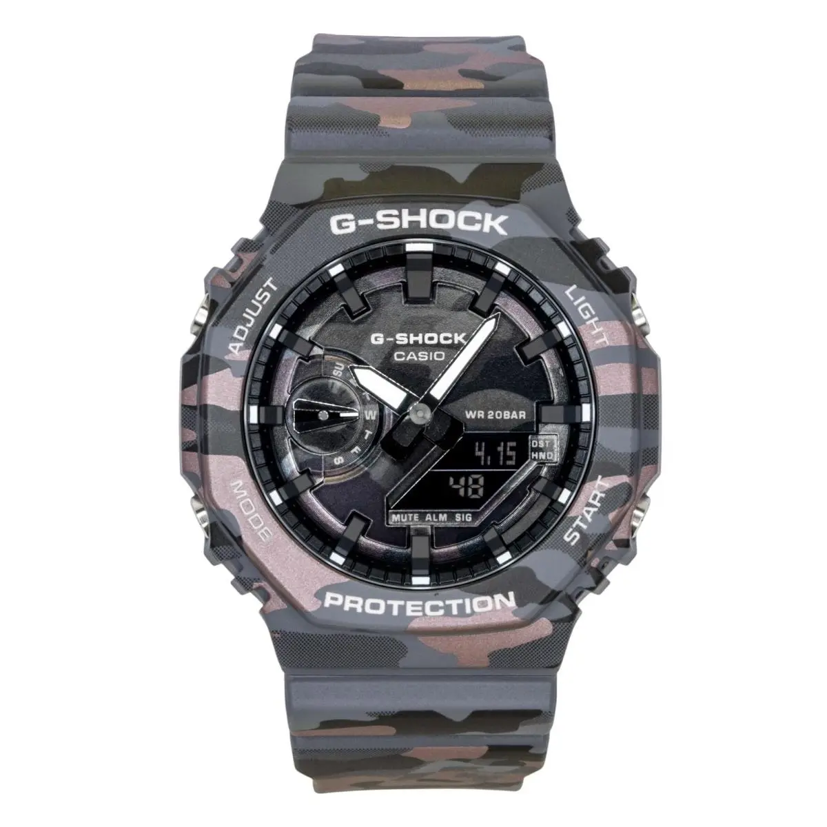G-shock Camouflage Black Dial Quartz GA-2100CMD-8A 200M Mens Watch by Casio