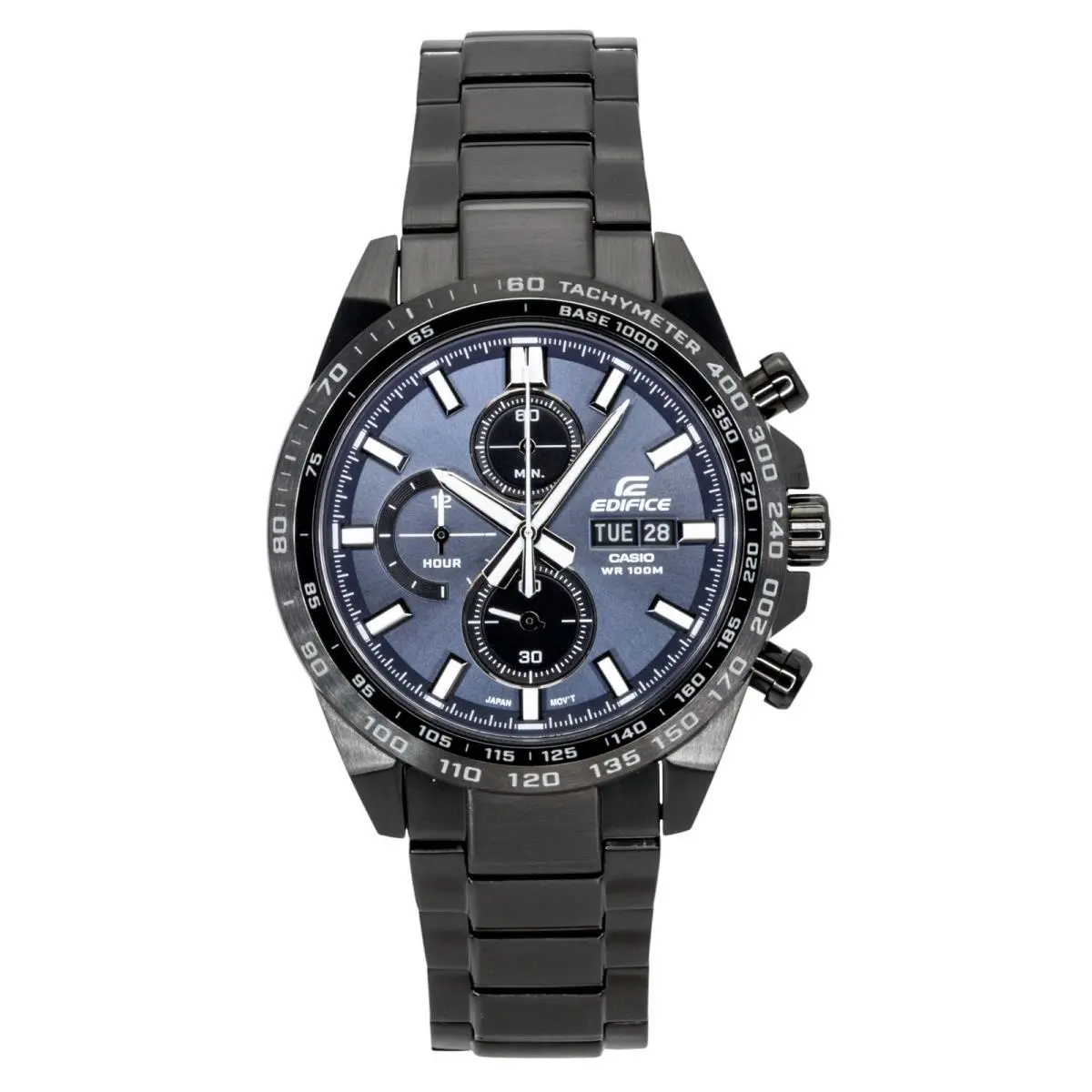 Casio Edifice Chronograph Blue Dial Quartz 100M EFR-574DC-2AV Men`s Watch