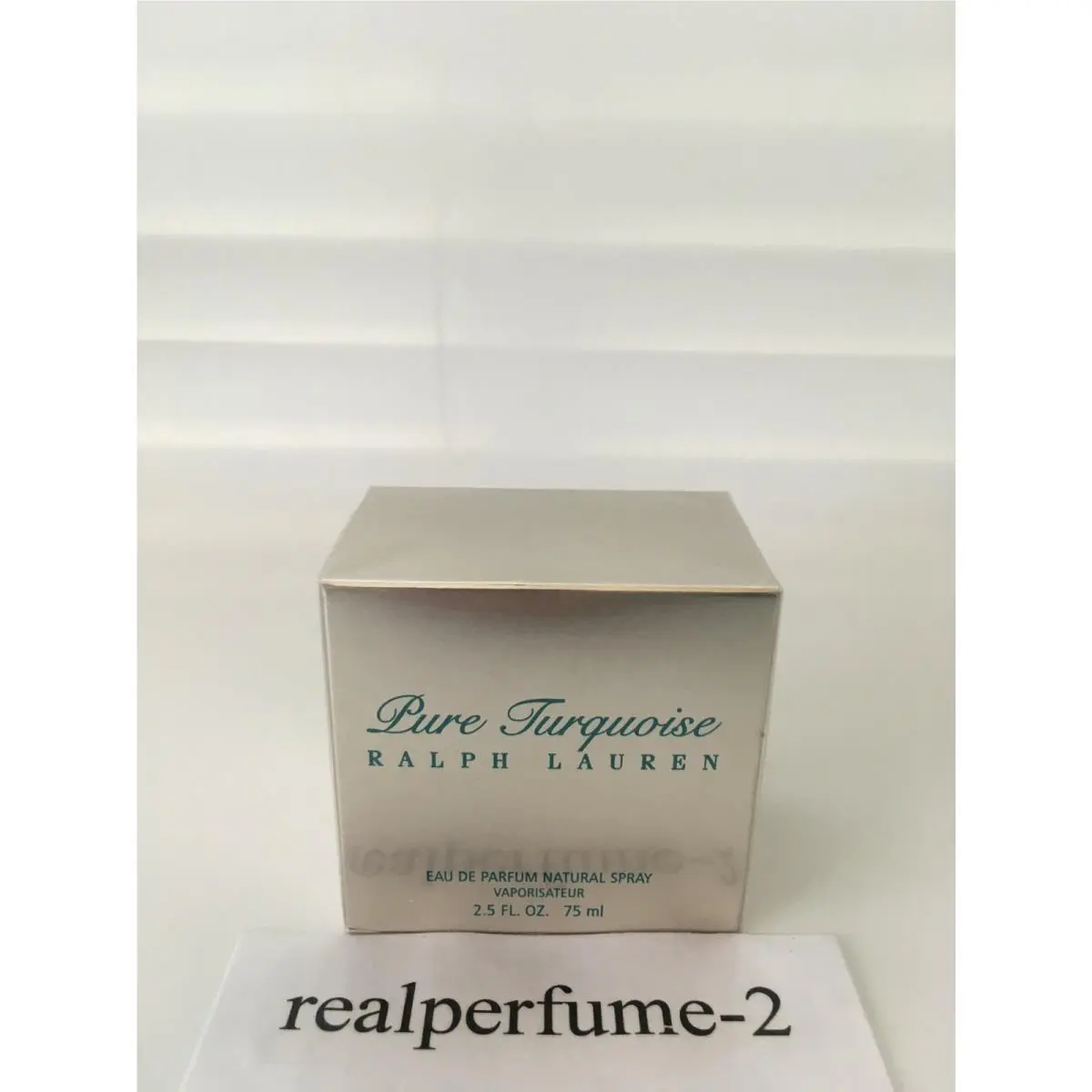 Ralph Lauren Pure Turquoise Eau De Parfum Spray 2.5 oz..100% Real