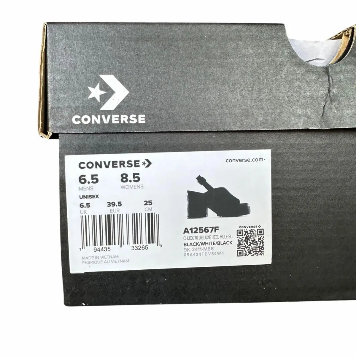 Converse shoes - Converse Chuck 70 De Luxe Heel - Black (UPC: 194435332659) 5