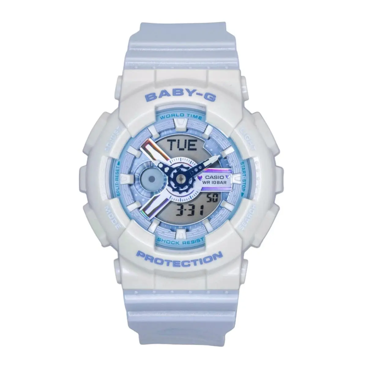 Baby-g Blue Dial Quartz Sports 100M BA-110PD-2A Women`s Ladies Watch by Casio