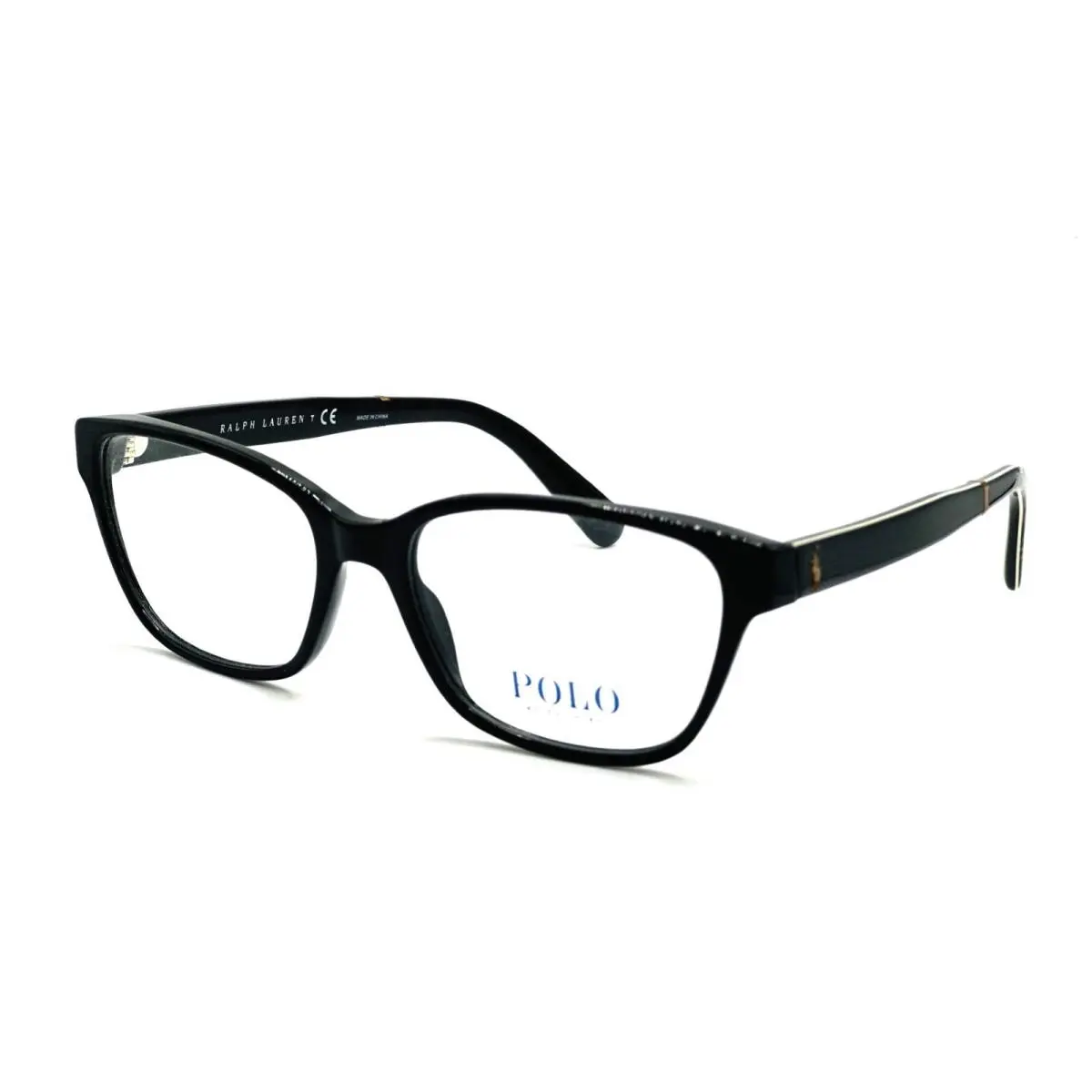 Polo Ralph Lauren PH2165 5001 Shiny Black Unisex Eyeglasses 53MM 17 145