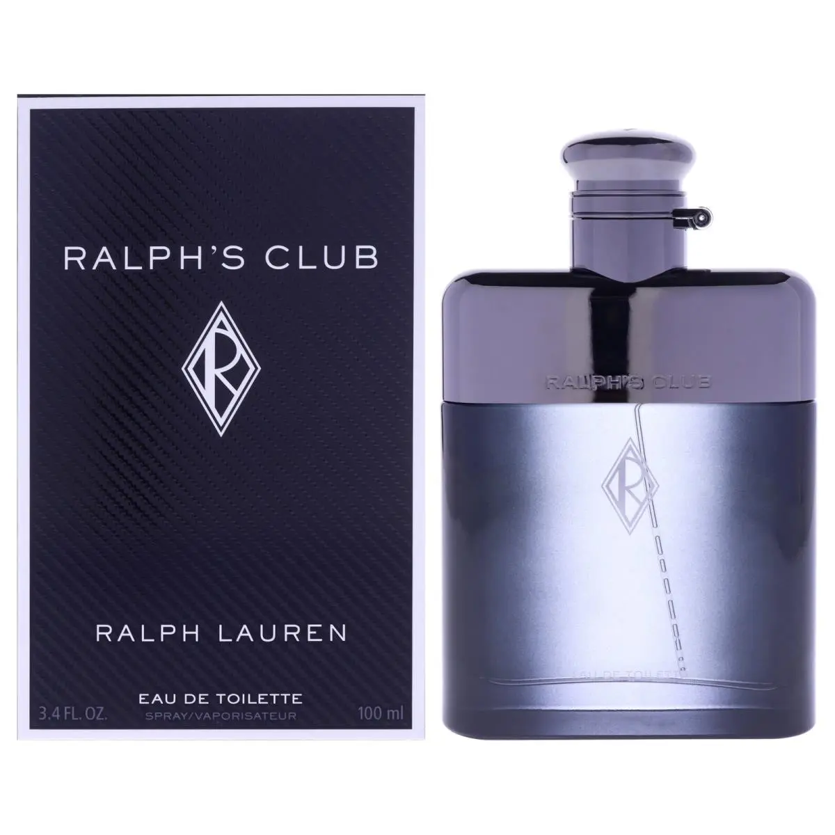 2 Pack Ralphs Club  For Men - 3.4 oz Edt Spray Refillable by Ralph Lauren