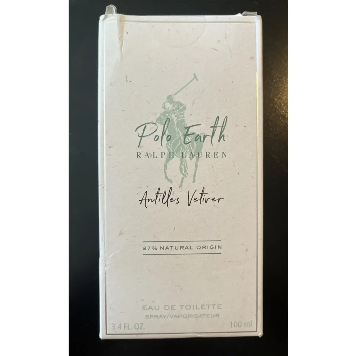 Ralph Lauren Polo Earth Antilles Vetiver Edt Unisex 3.4 Fl. Oz. /100ml