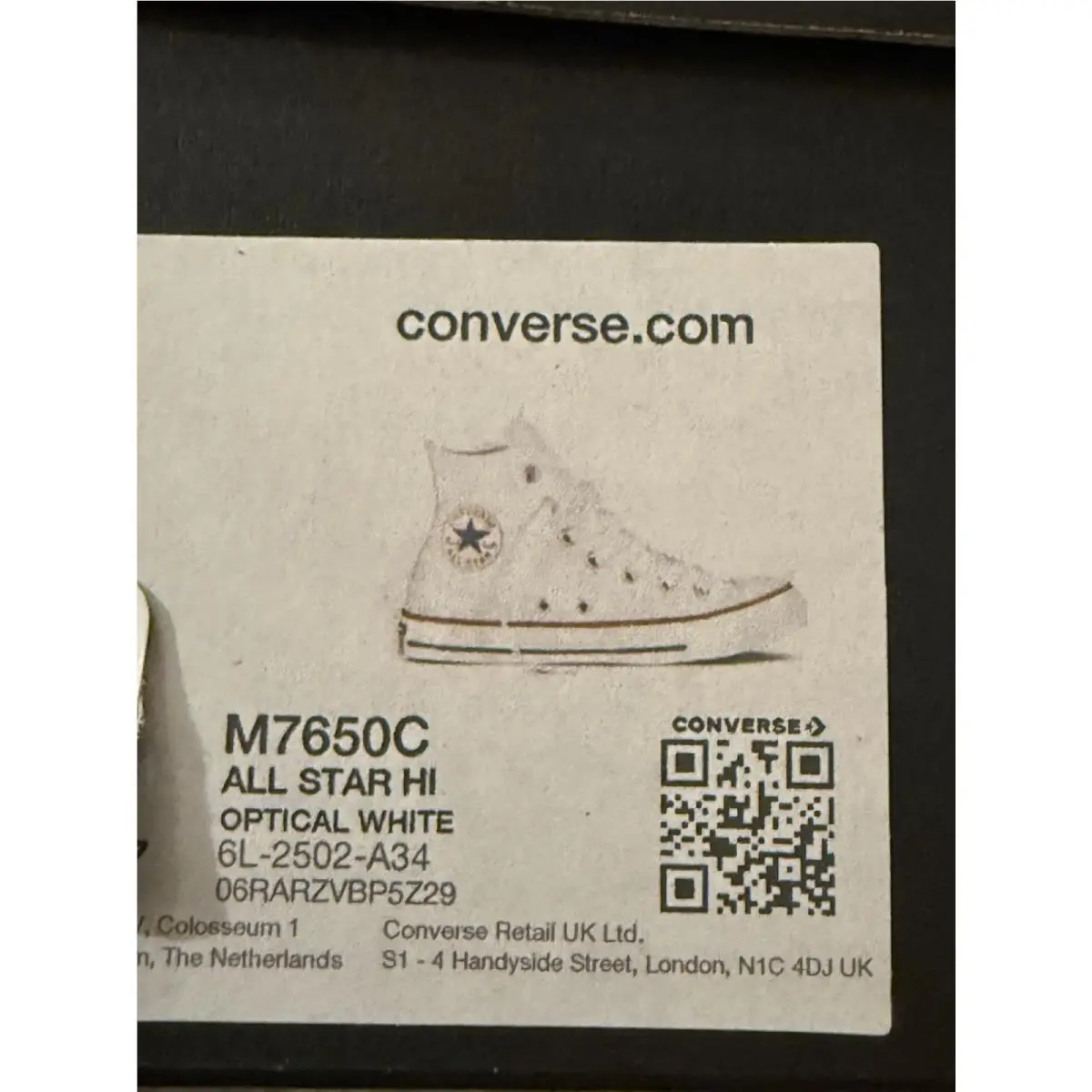 Converse shoes - Converse Chuck Taylor All Star Canvas High Top - White 6