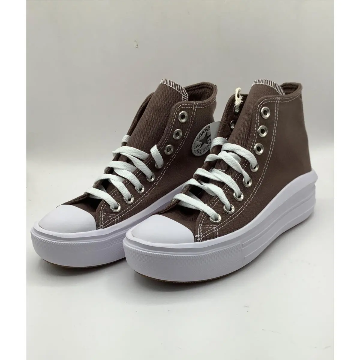 Women`s Chuck Taylor® All Star® Move Hi Brazil Nut/white Size 6 by Converse