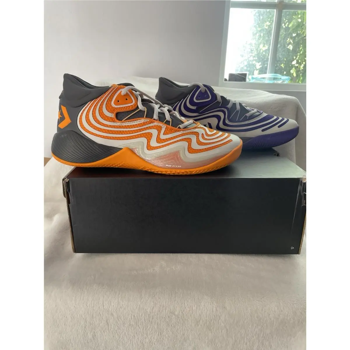 All Star BB Shift CX Mid Purple Orange Men Size 11 Trick or Treat by Converse