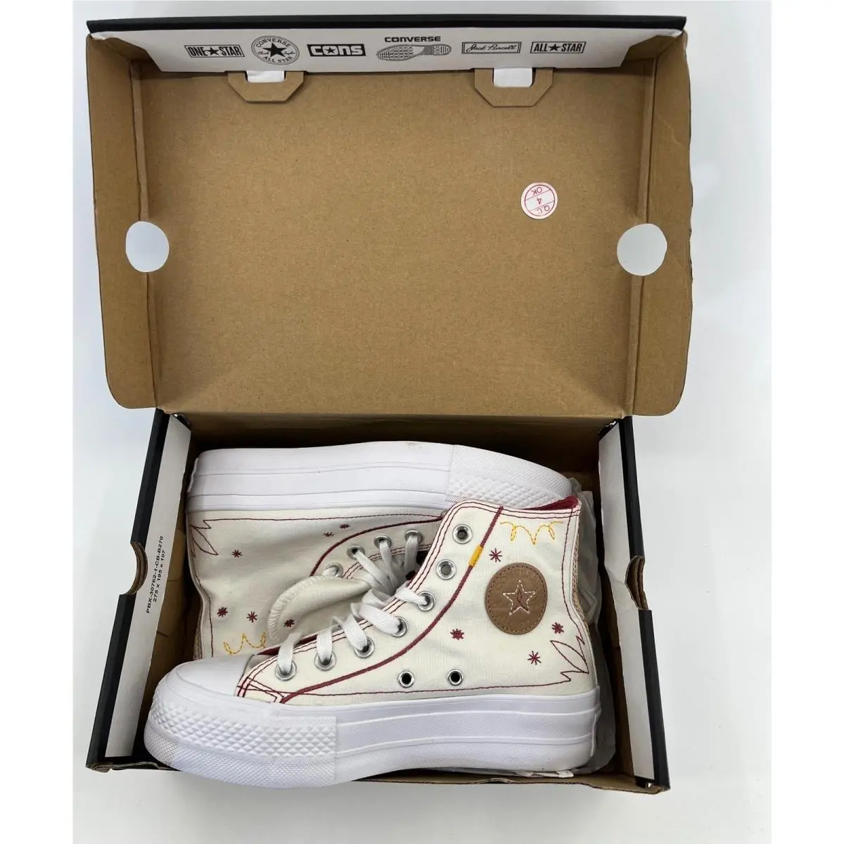 Converse shoes - Chuck Taylor All Star Lift Western - Ivory 4