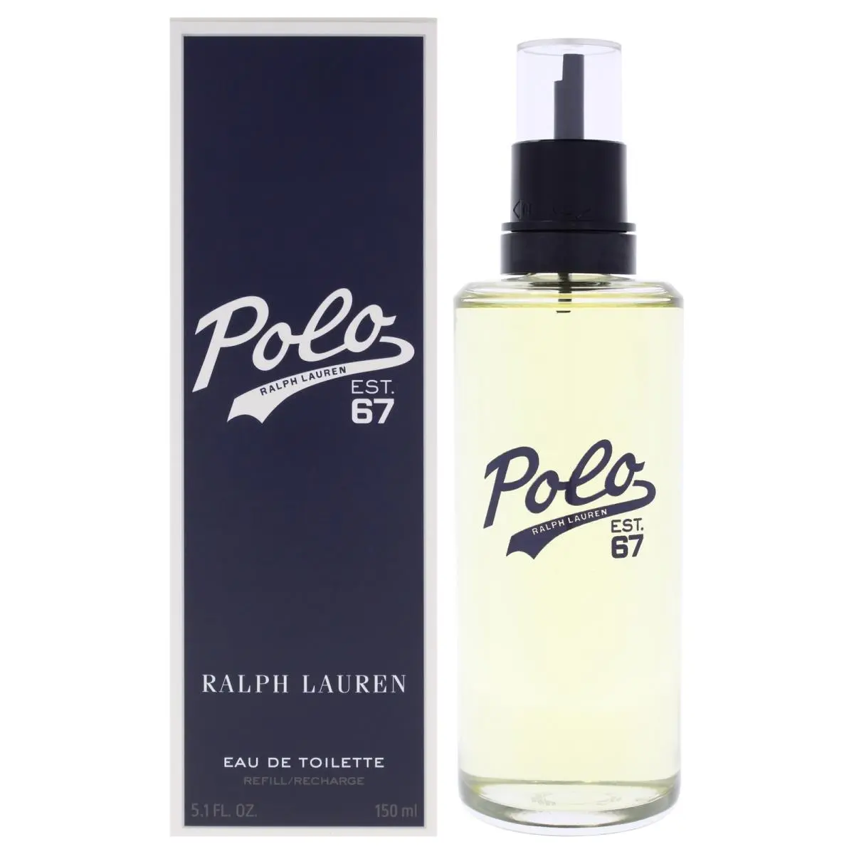 3 Pack Polo 67 by Ralph Lauren For Men - 5.1 oz Edt Spray Refill