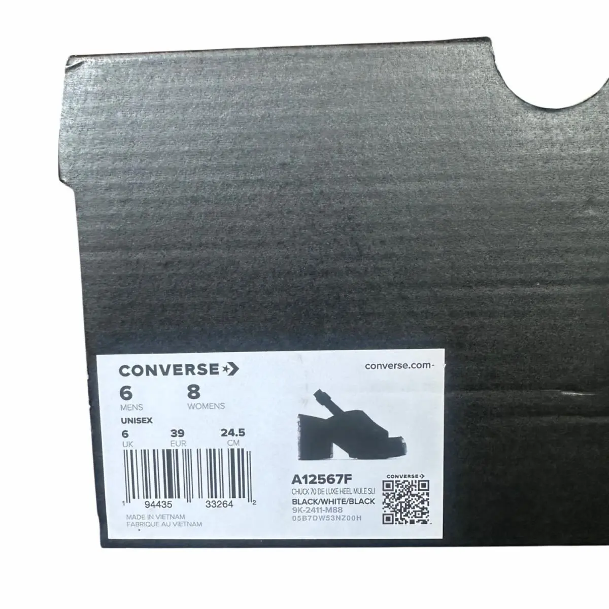 Converse shoes - Chuck 70 De Luxe - Chuck Luxe - Black (UPC: 194435332642) 5