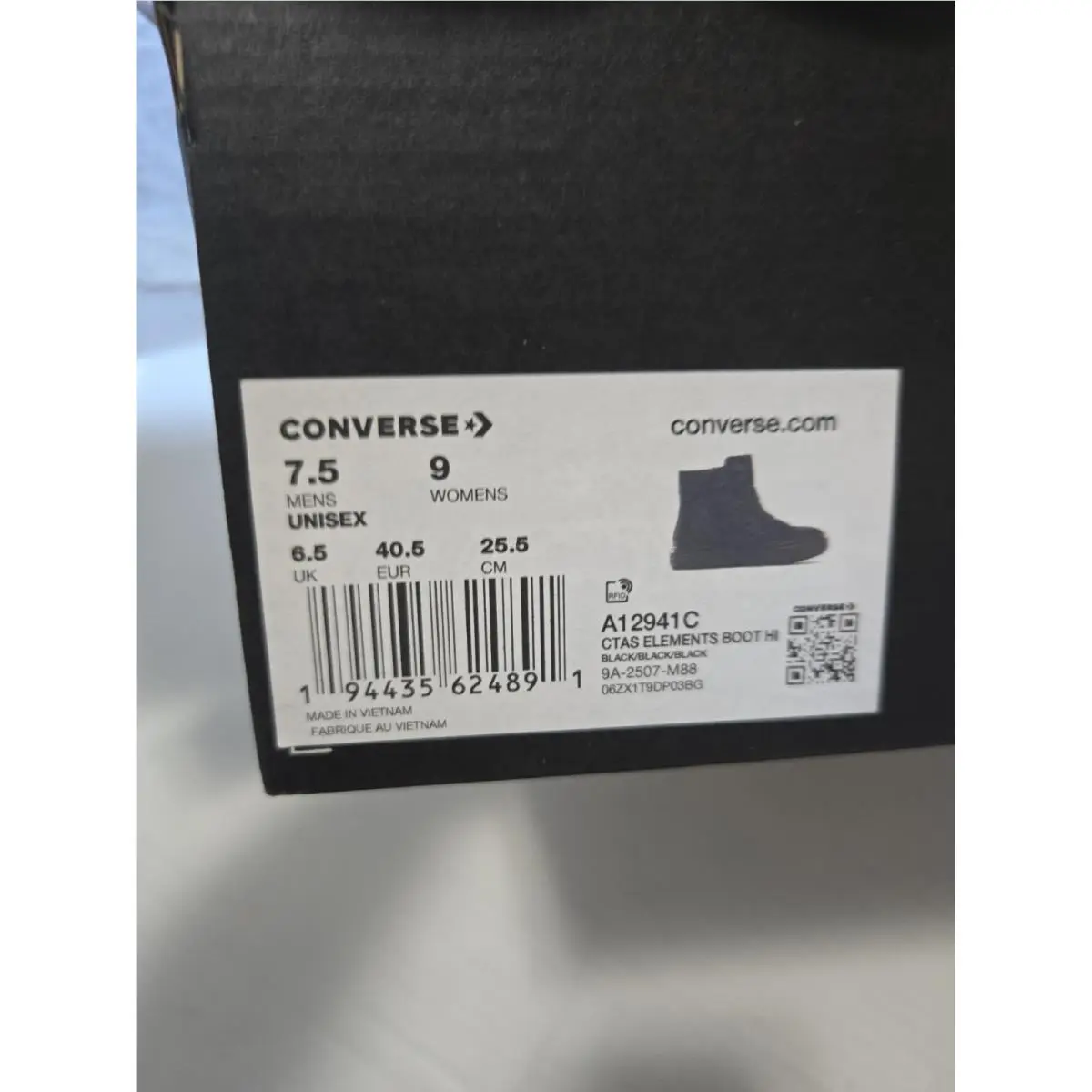 Converse shoes - Converse Chuck Taylor All Star Lift Platform - a12941c - Black (UPC: 194435624891) 13
