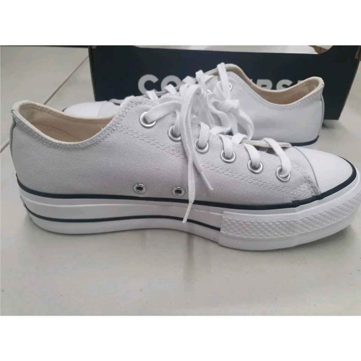 Converse shoes - Converse Chuck Taylor All-Star Lift Platform - Gray (UPC: 194435029924) 1