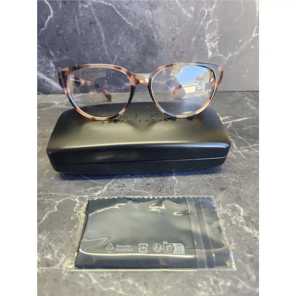 Ralph Lauren Eyewear RA 7151 /53-17-145/NEW /rose Havana Color/case and Cloth