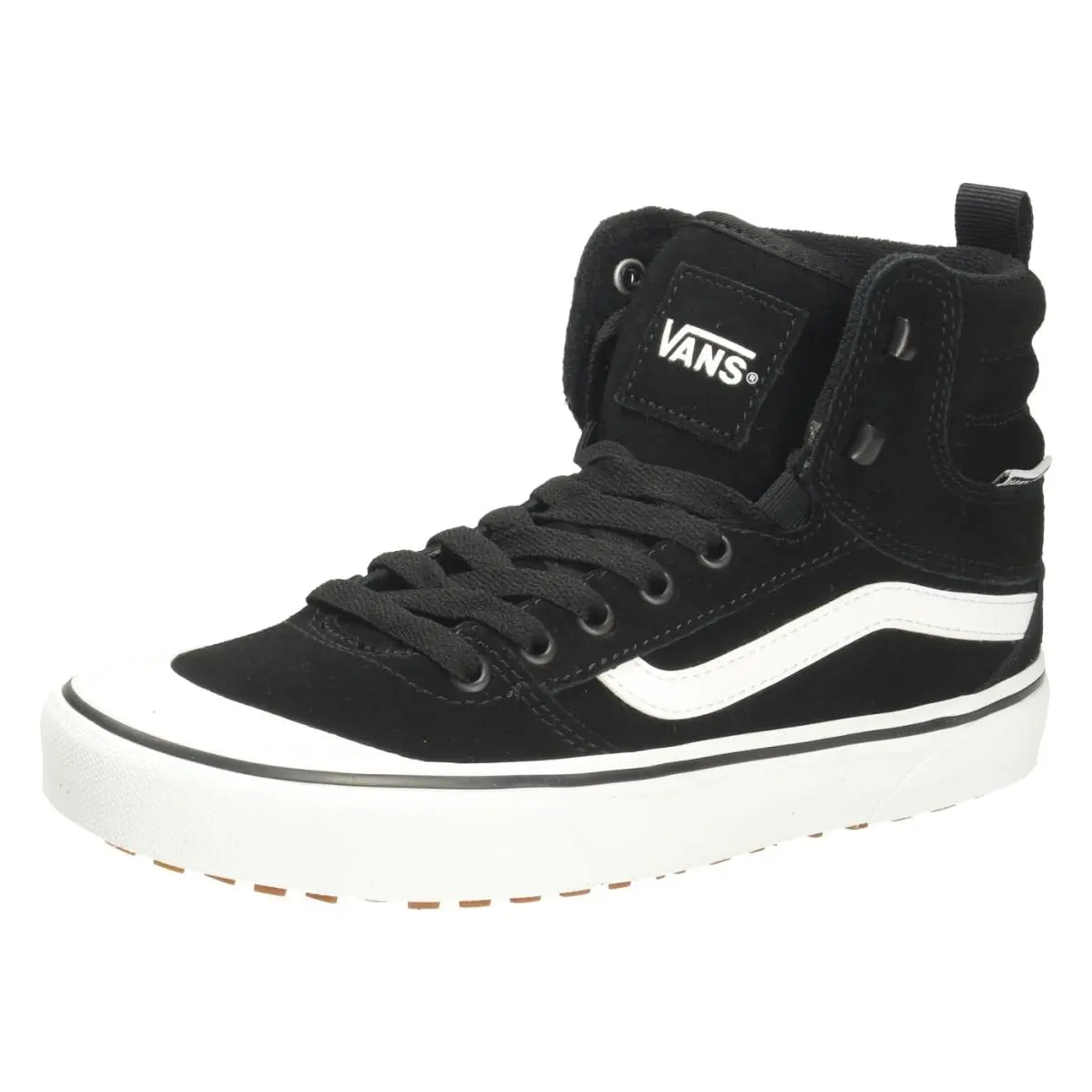 Women`s Ashwood Hi guard Shoe - Water-resistant High Top suede black white by Vans