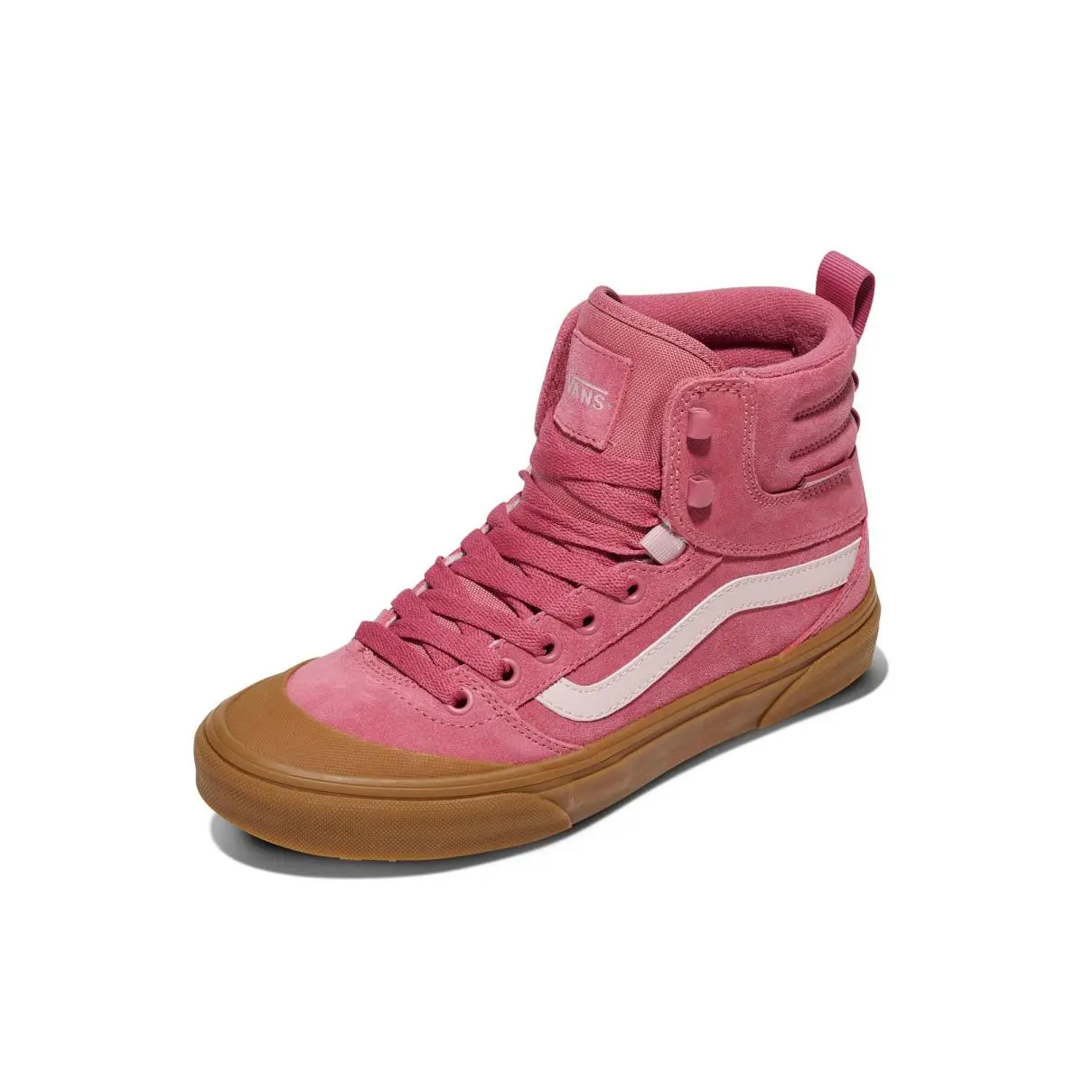 Women`s Ashwood Hi guard Shoe - Water-resistant High Top suede gum mauvewood by Vans