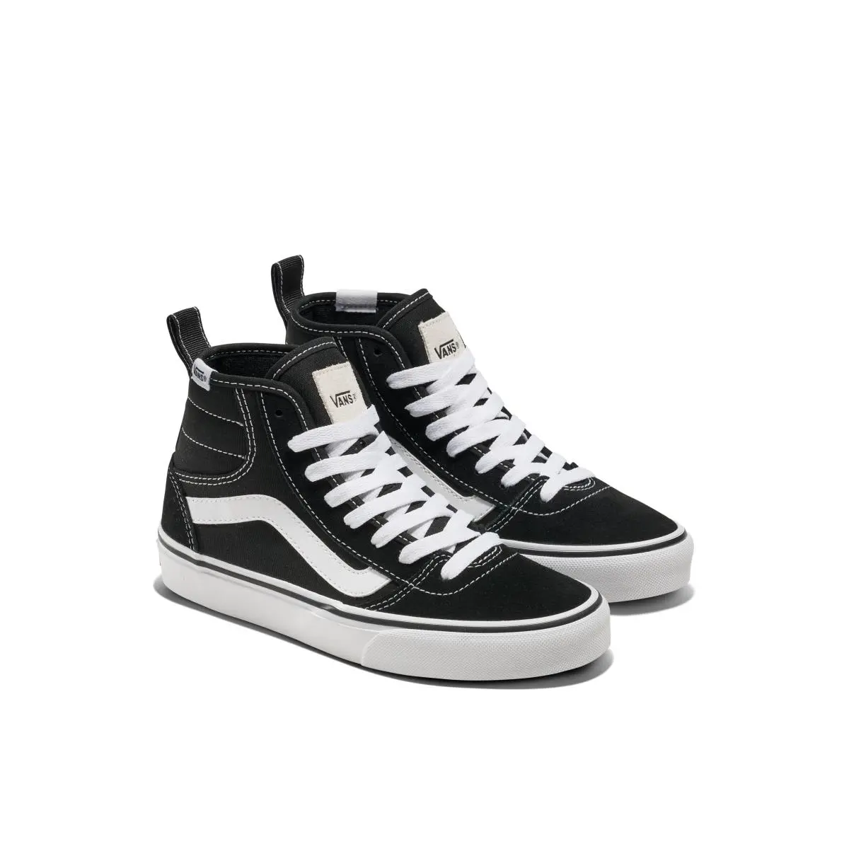 Vans shoes - vn 000 edj - edj - VN000EDJ - suede canvas black white 12