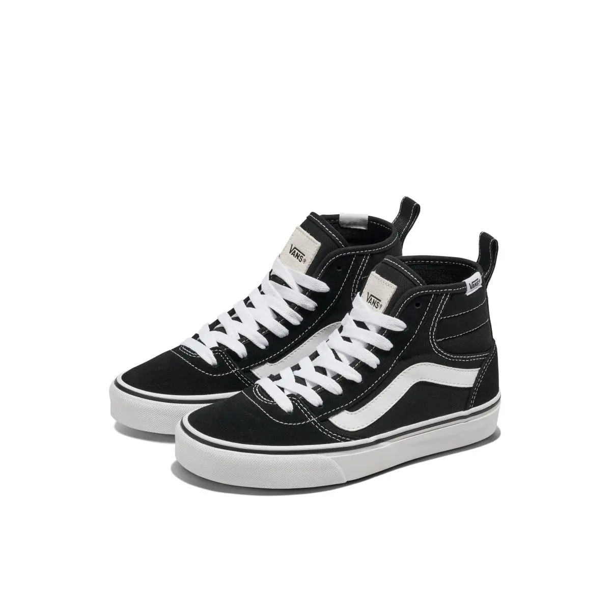 Vans shoes - vn 000 edj - edj - VN000EDJ - suede canvas black white 7